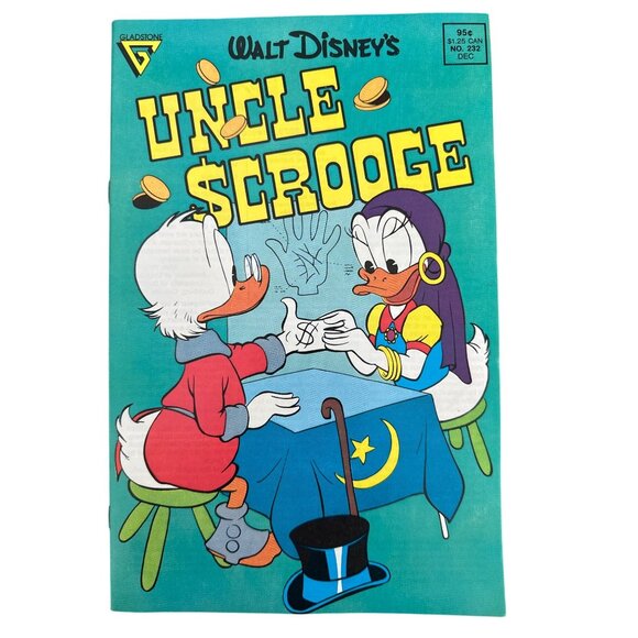 Gladstone Walt Disneys Uncle Scrooge Comic #232 Vintage December 1988 Collection - Picture 1 of 5